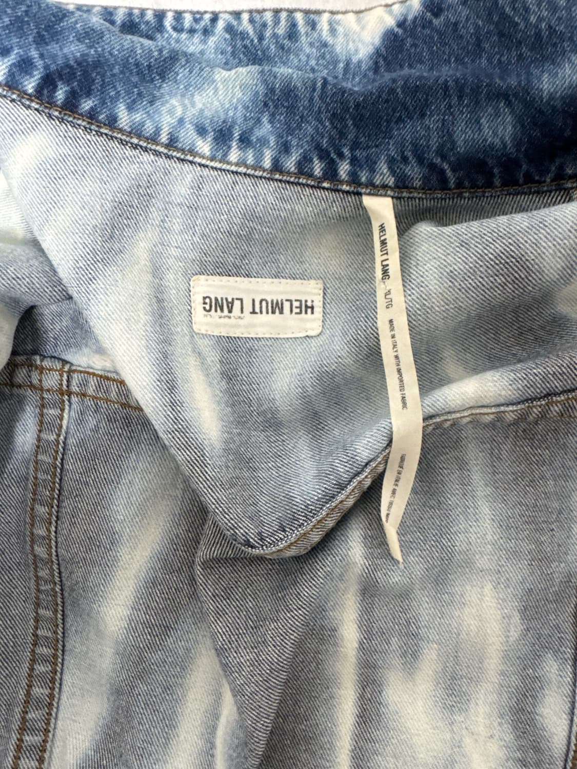 Helmut Lang bleached denim jacket 상품이미지6