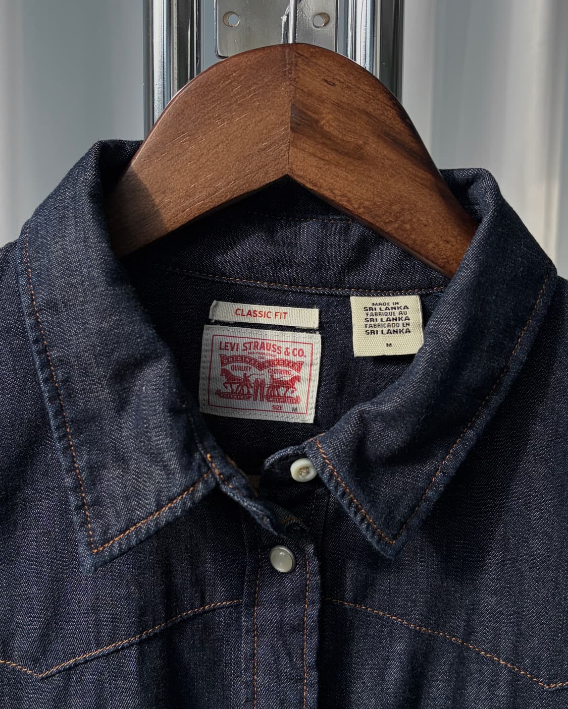 [M]리바이스 클래식 웨스턴 데님 셔츠 상품이미지7