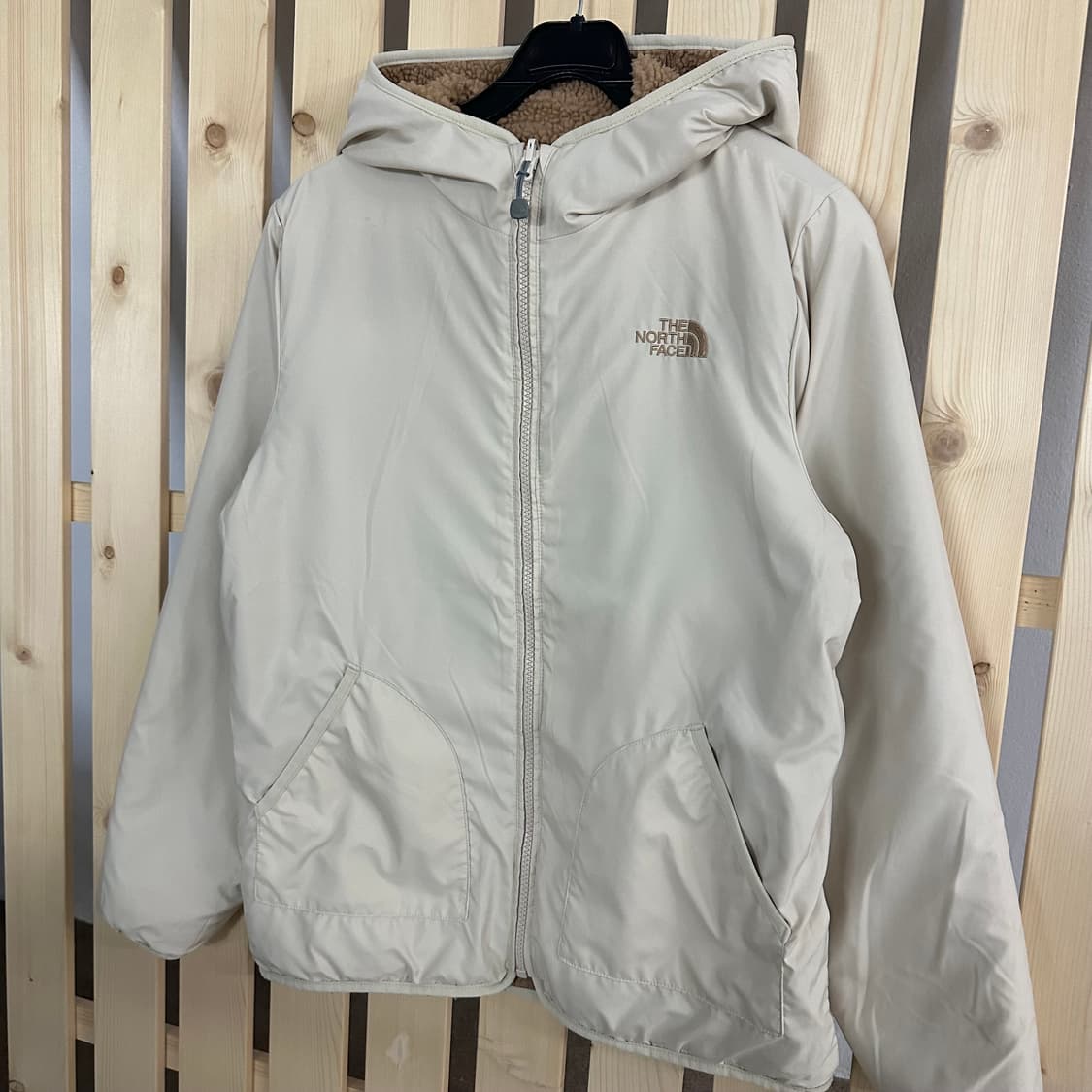 (S) 노스페이스 리버시블 양면 플리스 후리스 후드 자켓 상품이미지4