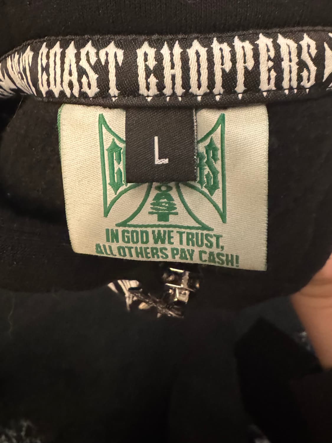 웨스트코스트차퍼스 후드집업 L 초레어매물 상품이미지3