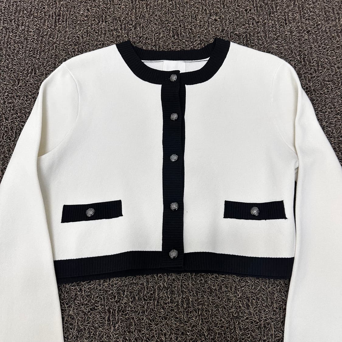 H&M 에이치엔엠 여성 가디건 화이트 M 상품이미지3
