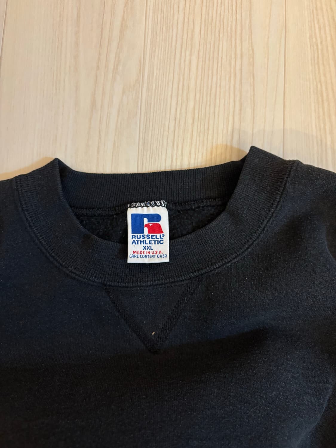 90s russell 러셀 블랙 스웻셔츠 usa 상품이미지3