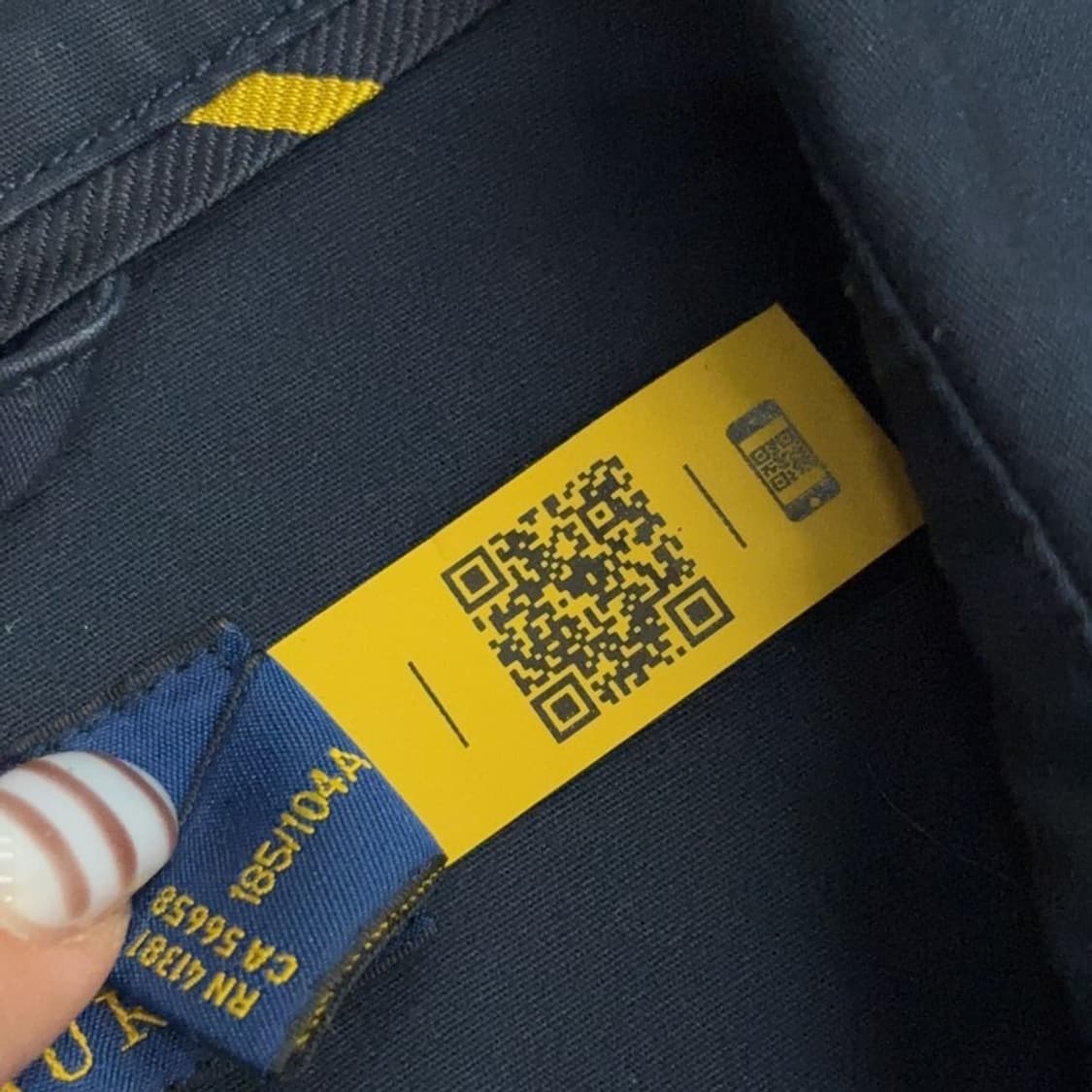 폴로 랄프로렌 신형 QR 자수 스윙톱 블루종 자켓 XL P00042 상품이미지4