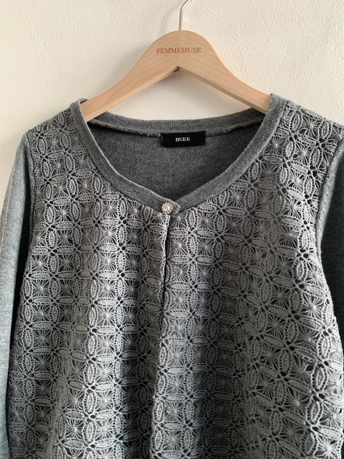 Lace embroidery cardigan 상품이미지3