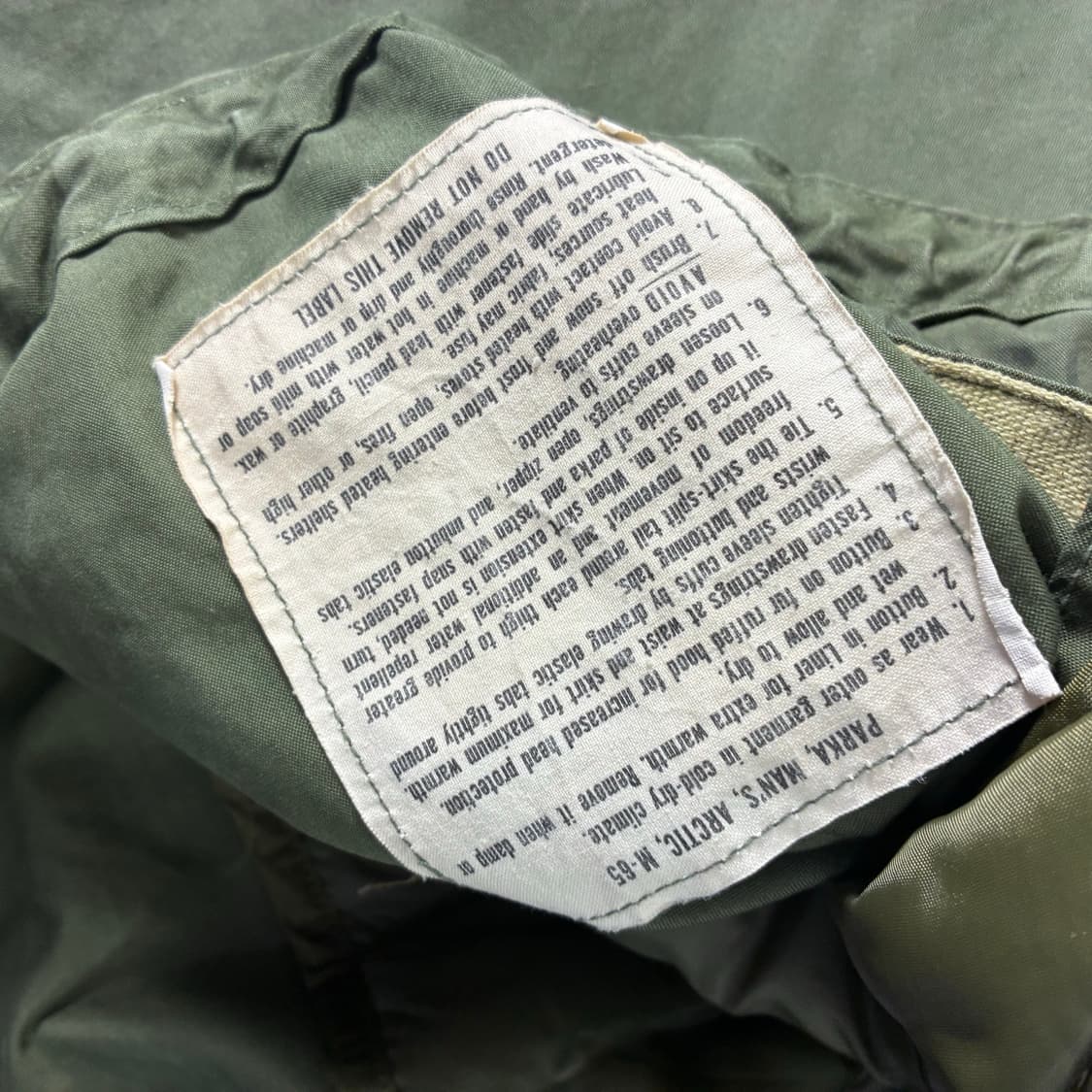 U.S Army   미군 M-65 피쉬테일 파카  상품이미지9