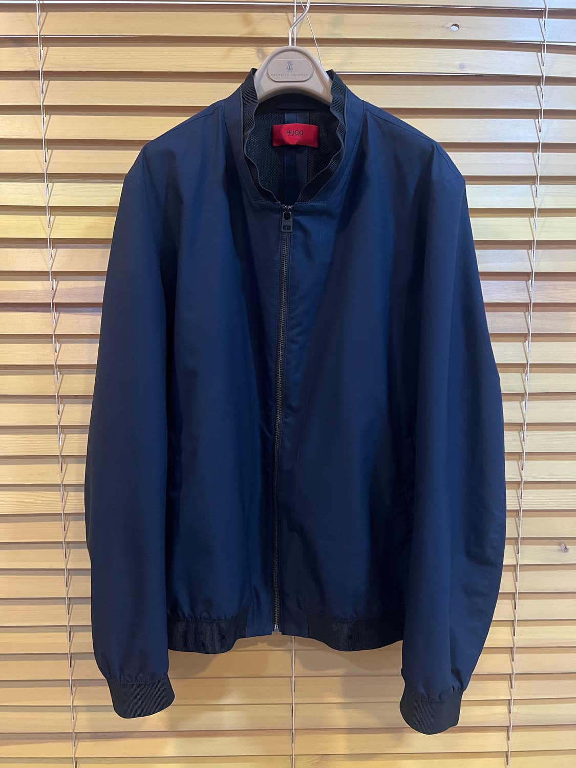 휴고보스 BOSS 남성 네이비 블루종점퍼 바람막이점퍼 상품이미지2