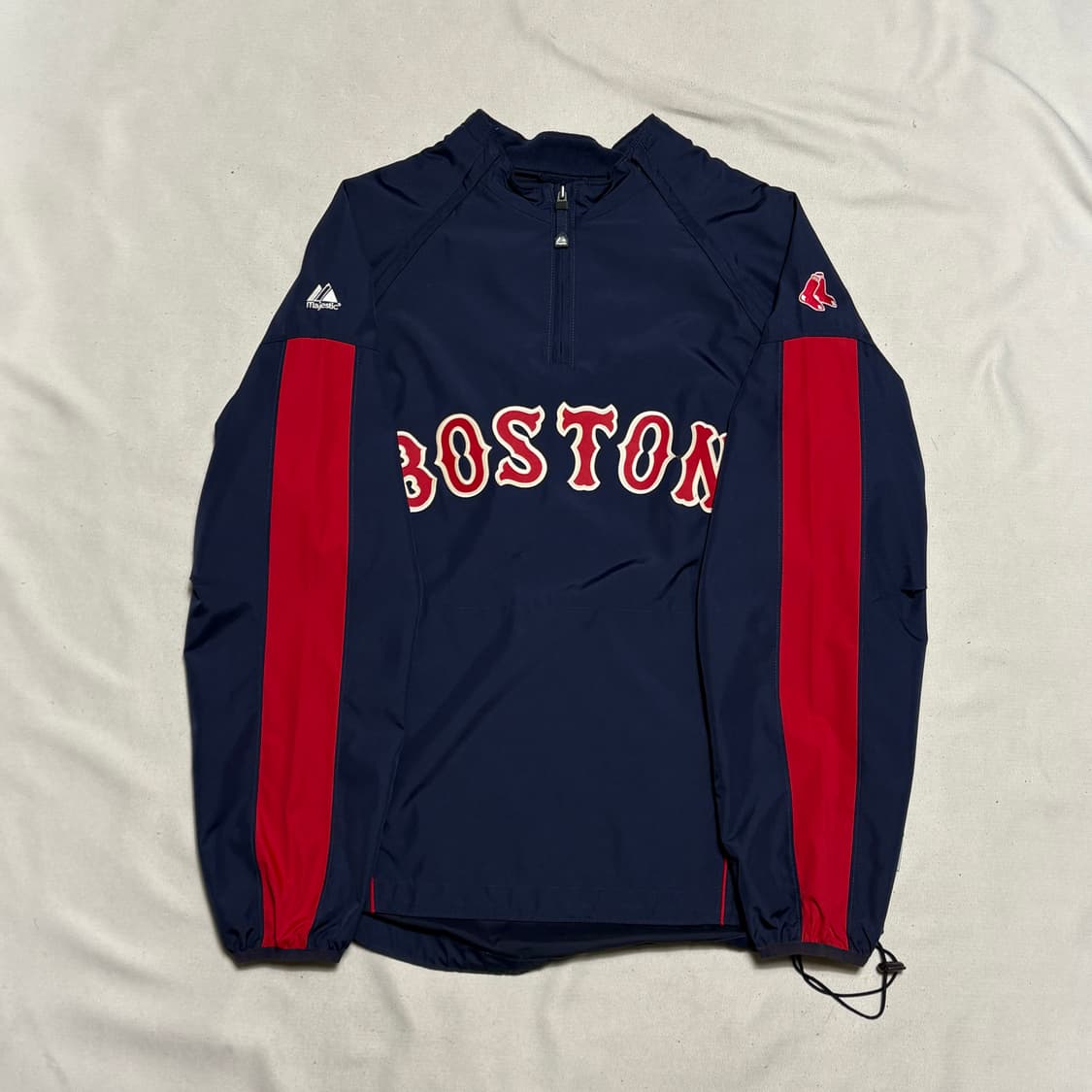 M 마제스틱 보스턴레드삭스 쿼터집 웜업 상품이미지2