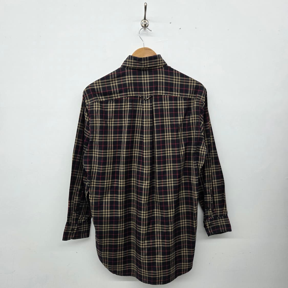 버버리 체크 긴팔 셔츠 남L 상품이미지6