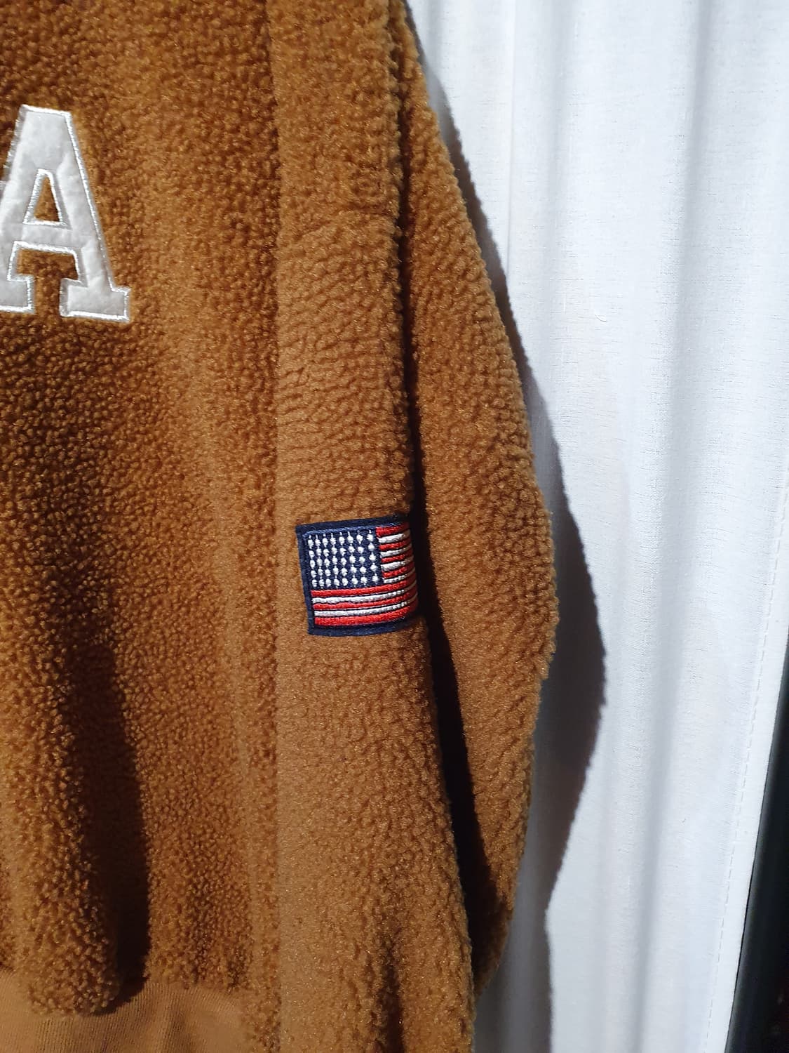 USA 뽀글이 플리스 맨투맨 브라운 XL 2200319 상품이미지4