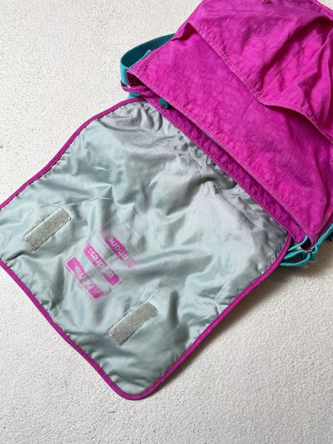 키플링 00's Y2K 핑크 민트 고랄라 크로스백 A1850 상품이미지7