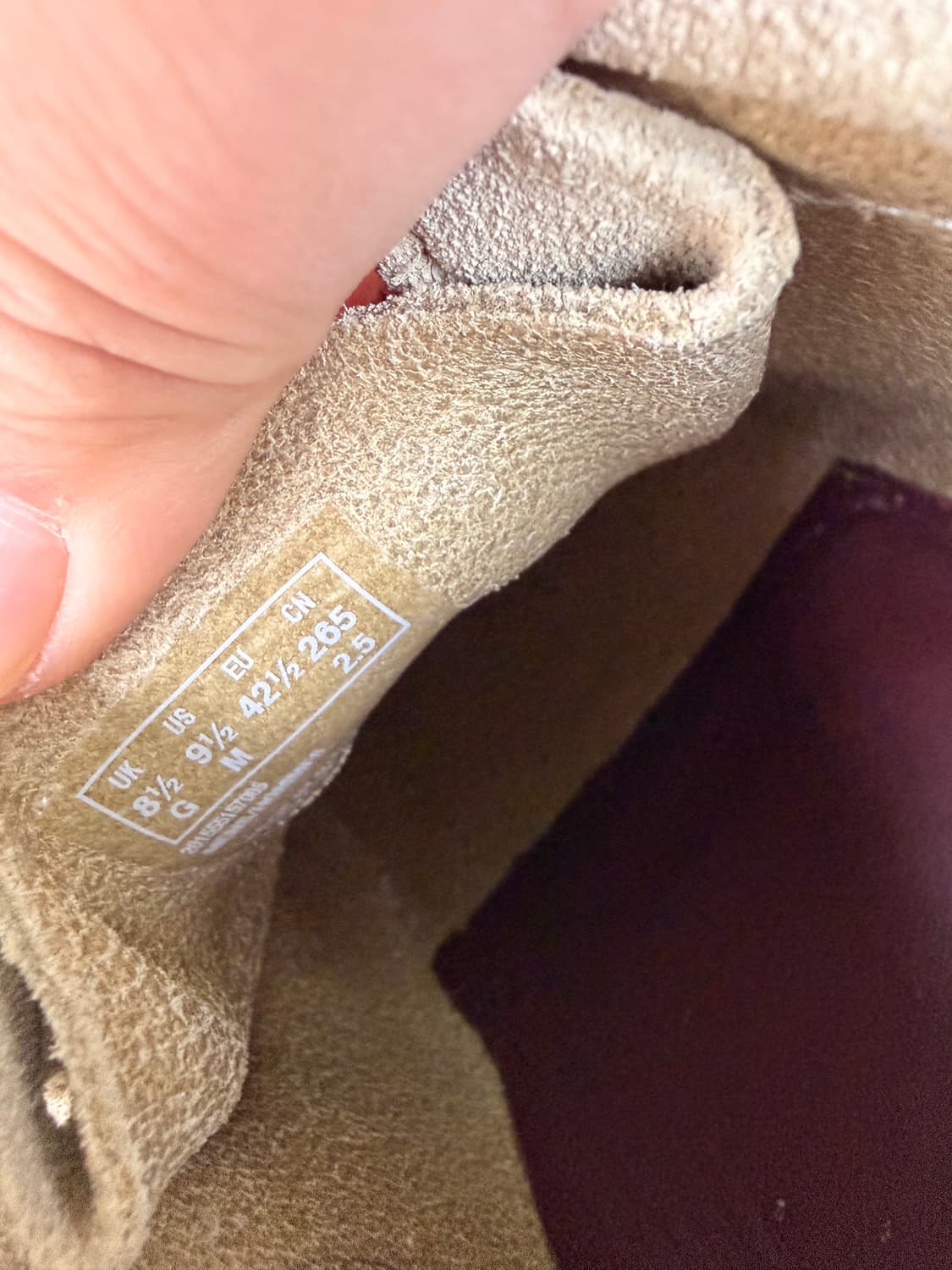 클락스 왈라비 베이지 265-275 박스 없음 상품이미지4