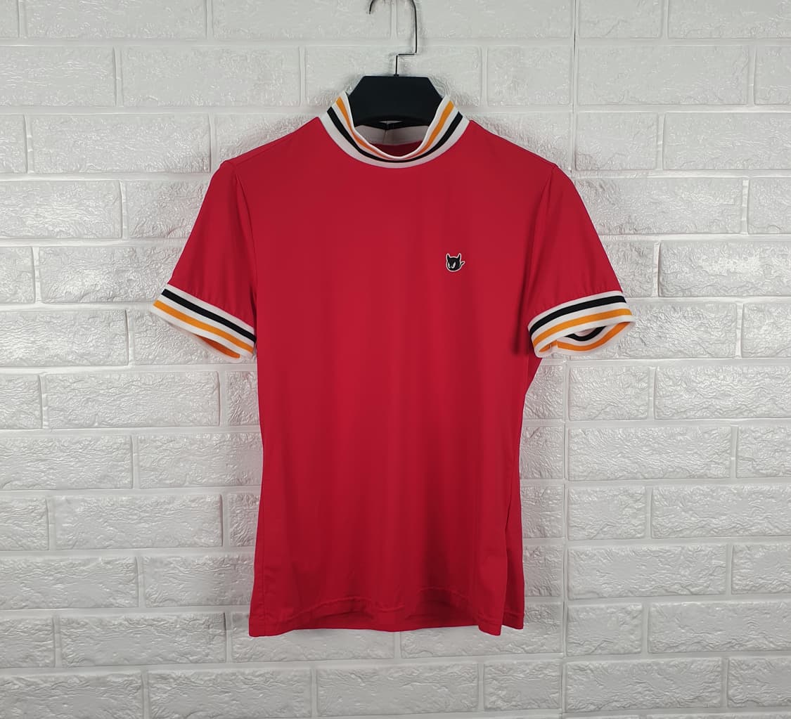 [90]왁 하이넥 반팔 골프 티셔츠 상품이미지2