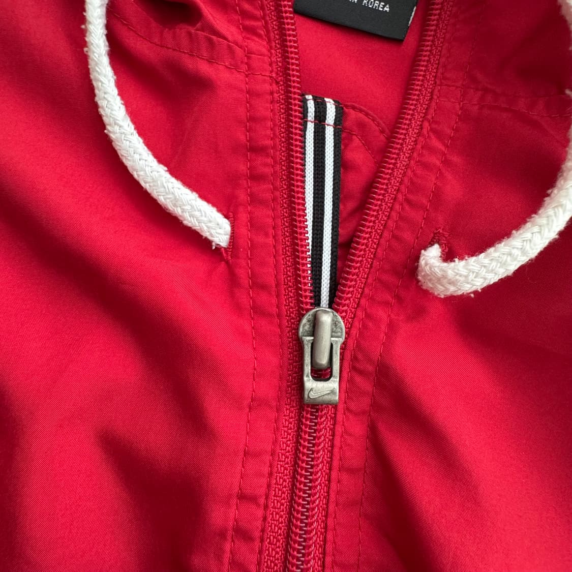 나이키 레트로 레드 바람막이 후드 아노락 상품이미지10