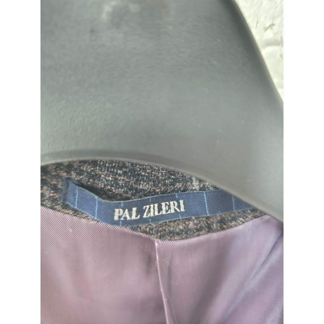 빨질레리 캐시미어혼방 체크 블레이저 자켓 L 상품이미지2