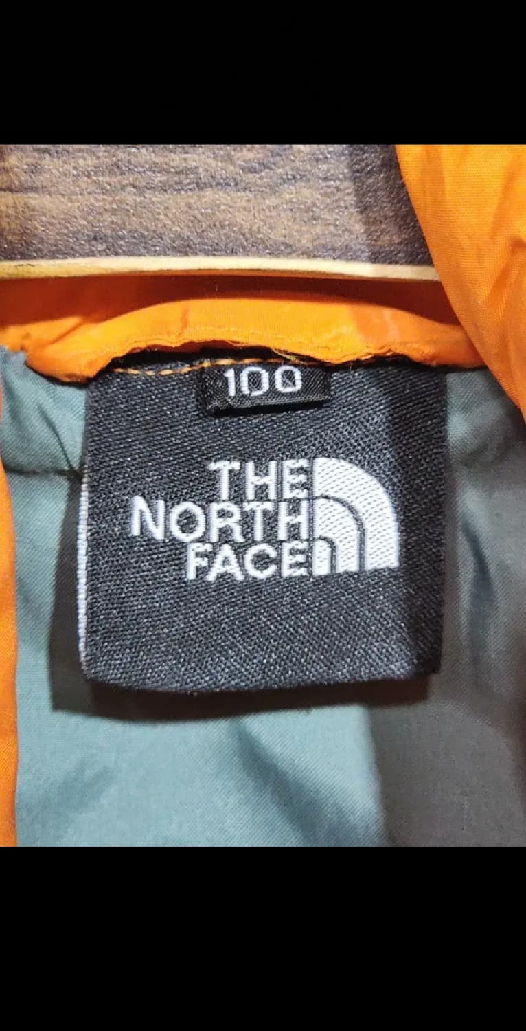 (100) 노스페이스 경량패딩 점퍼 오렌지색 등산복 자켓 아웃도어  상품이미지3