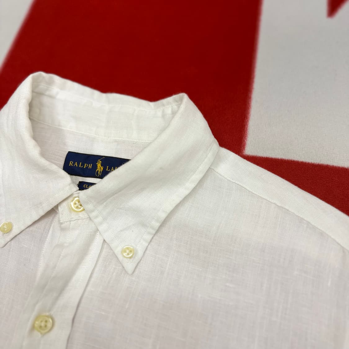 폴로 린넨 셔츠  M 실측 L 상품이미지4