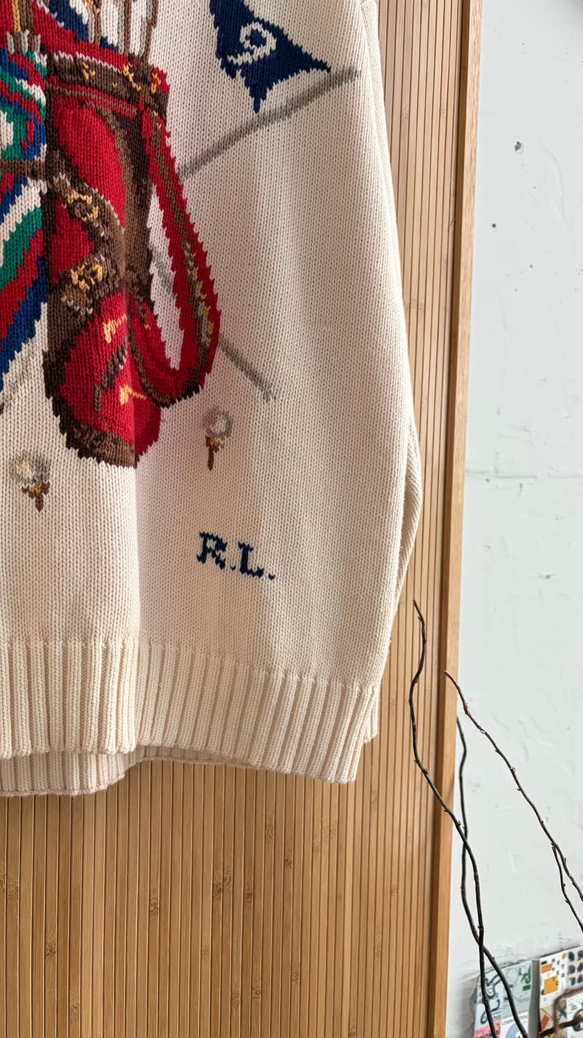 90's POLO RALPH LAUREN Hand Knit Sweat 상품이미지2