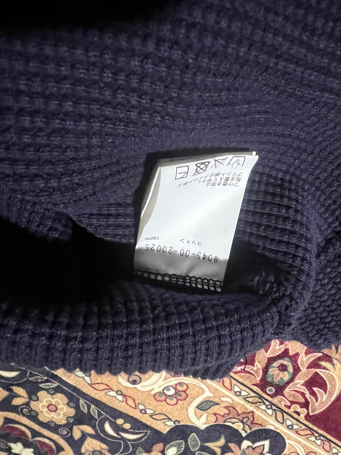 나이젤 카본 Nigel Cabourn 터틀넥 와플 니트 상품이미지4