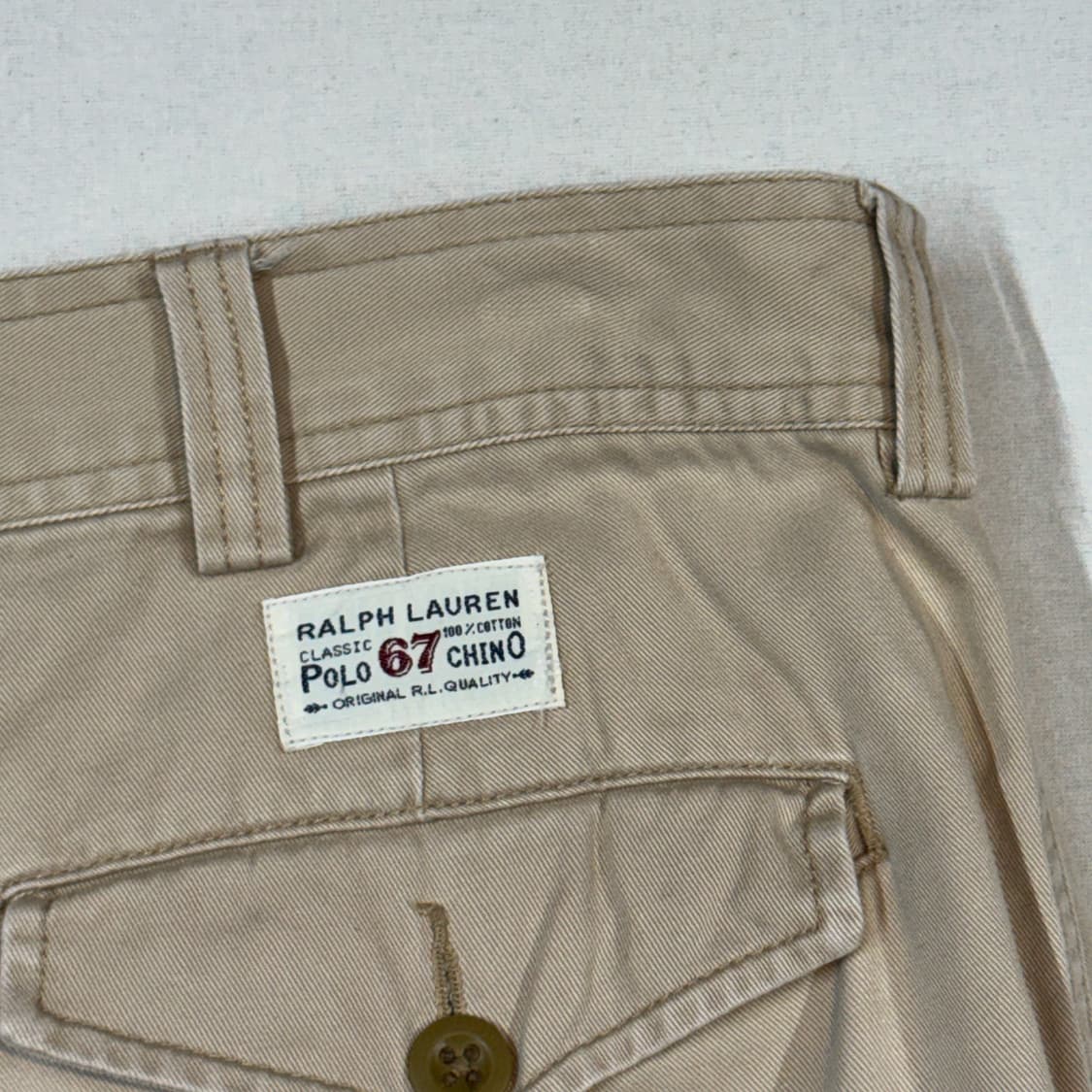 36inch) 폴로 랄프로렌 박스로고 카고 버뮤다 반바지 면바지 상품이미지3