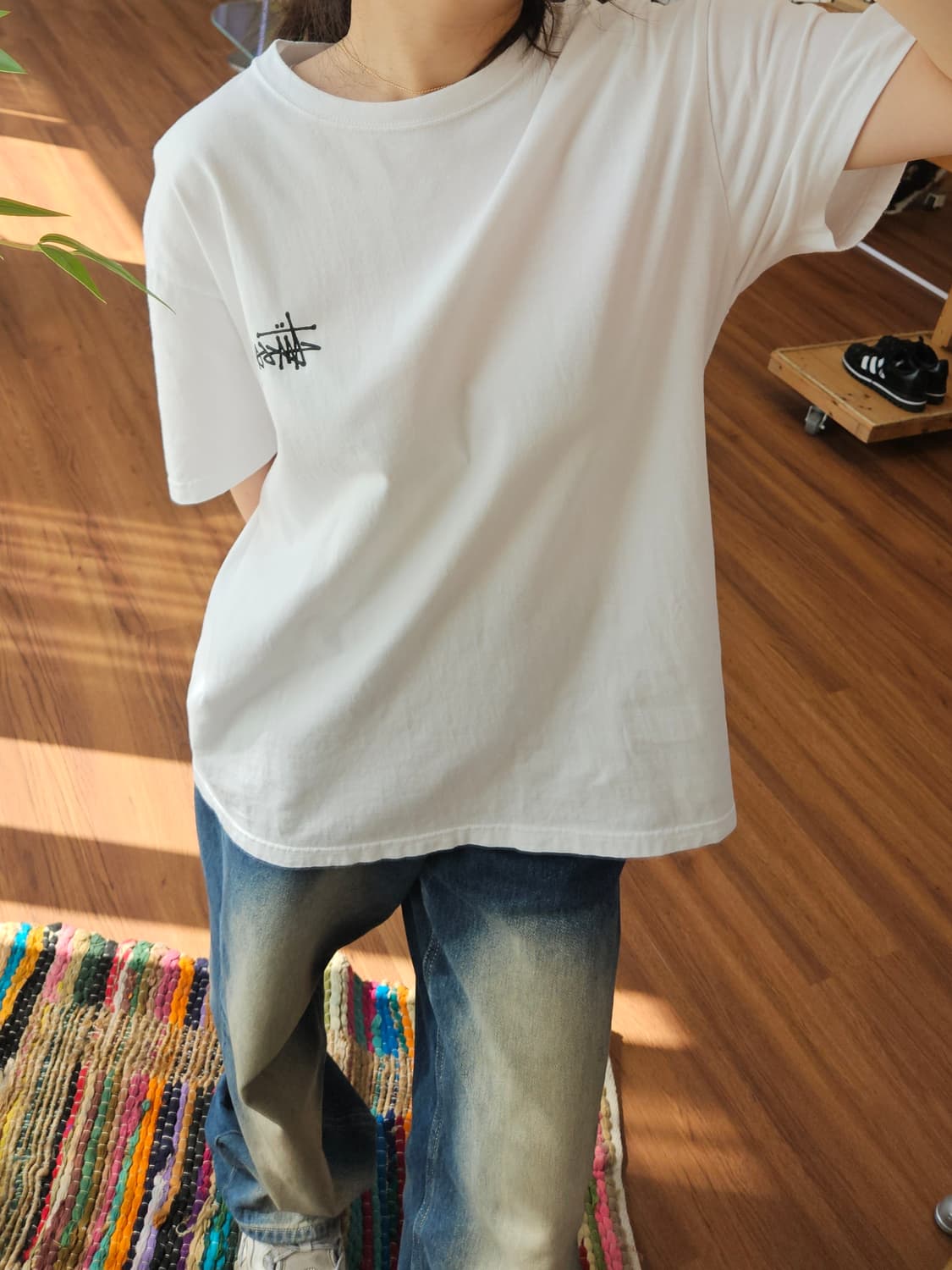 스투시 베이직 로고 티셔츠 상품이미지2