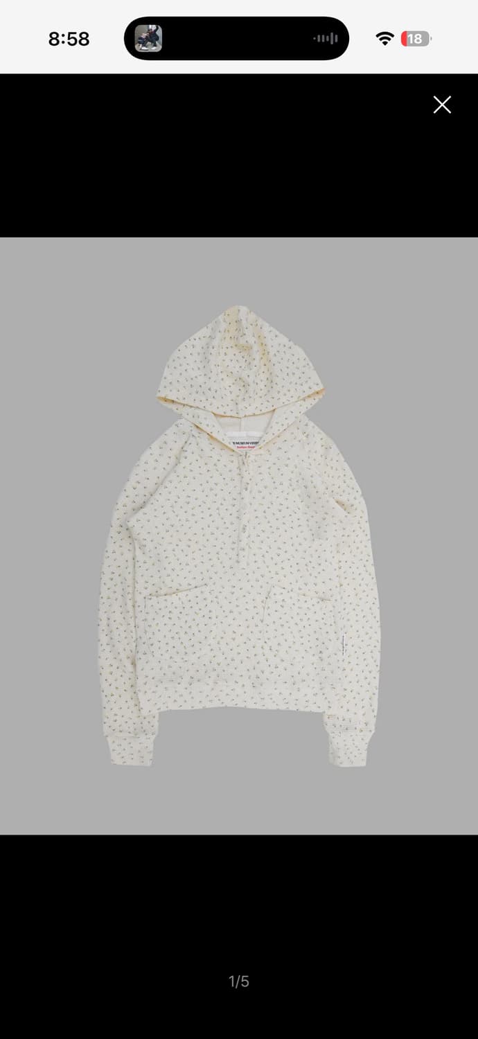 더뮤지엄비지터 와플후드 상품이미지1