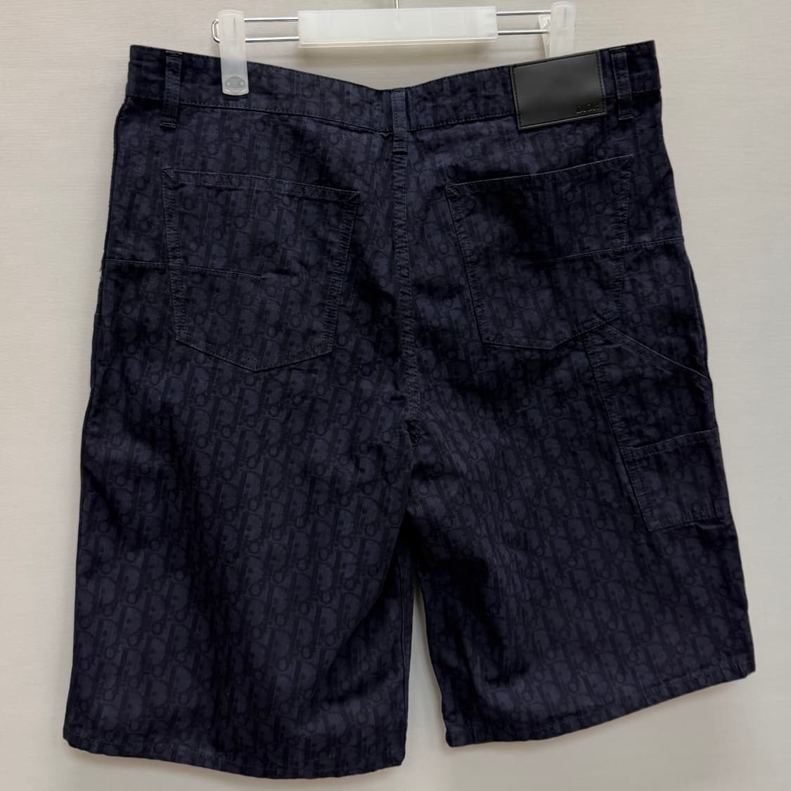 디올 오블리크 카스리 코튼 데님 카펜터  쇼츠 팬츠 ( 34 ) 상품이미지6