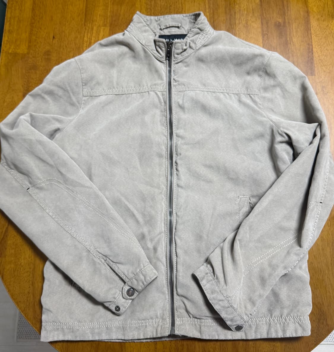 [100] 자라 남성 간절기 스웨이드 자켓 상품이미지1