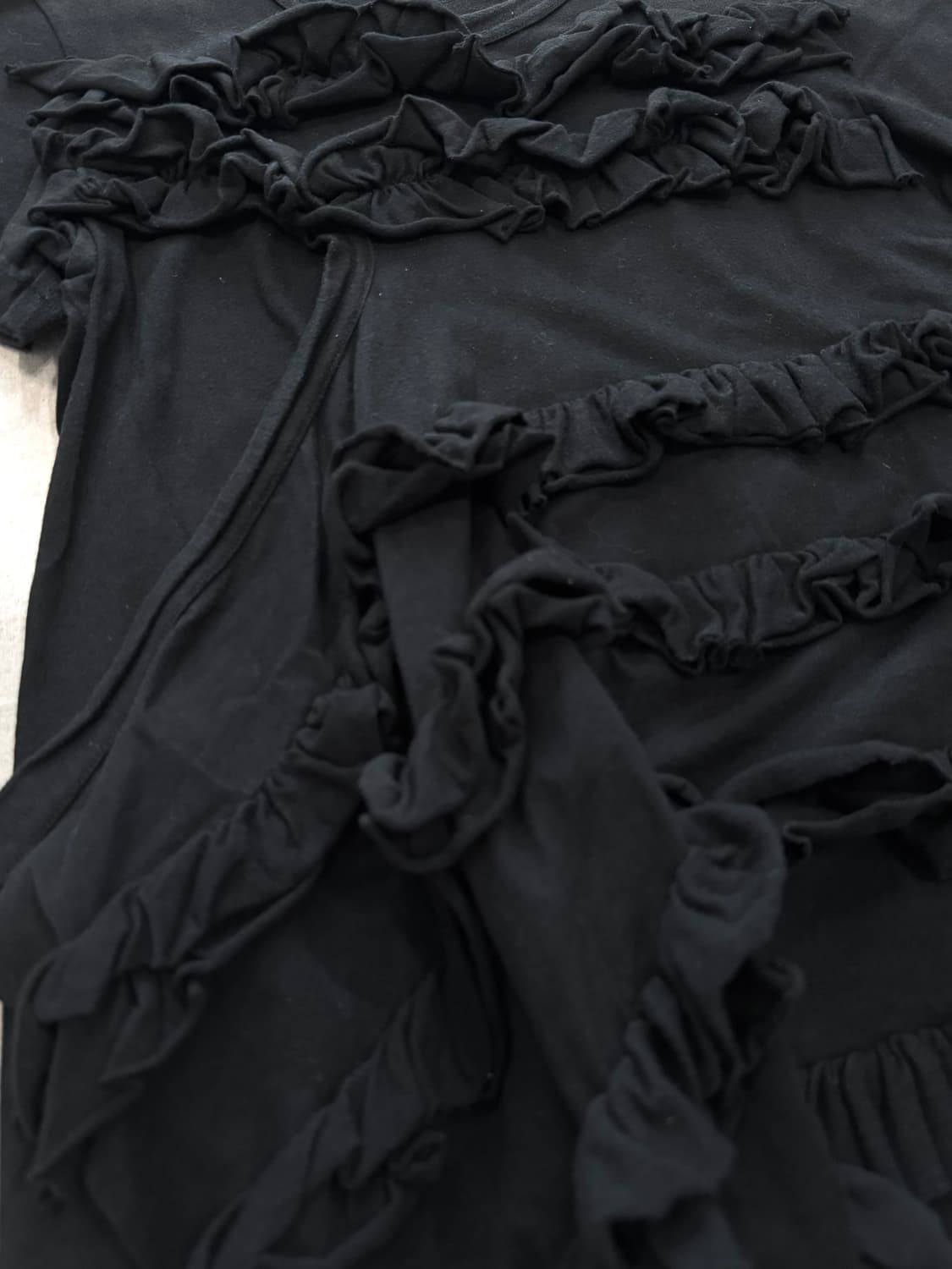 꼼데가르송 20aw 프릴 레이어드 티셔츠 상품이미지2