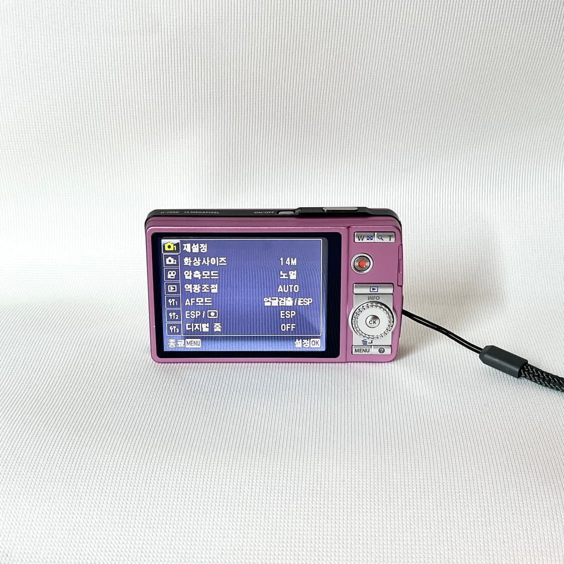 올림푸스 뮤 7050 olympus mju 7050 핑크 상품이미지3