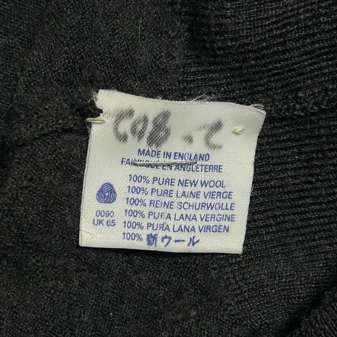 33 버버리 차콜 울 터틀넥 니트 상품이미지5