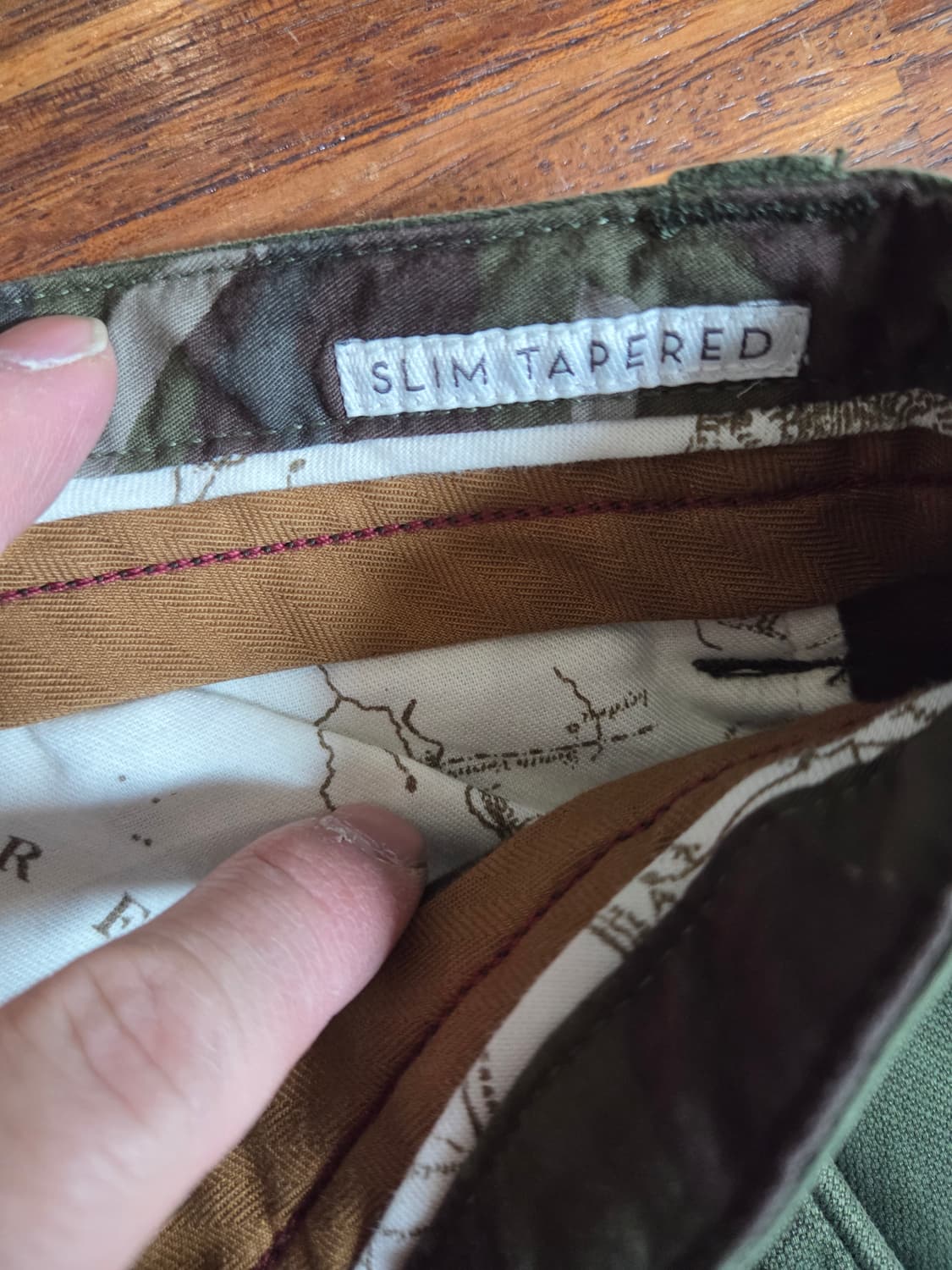 팀버랜드 슬림 테이퍼드 밀리터리 코튼 조거팬츠 34 상품이미지5