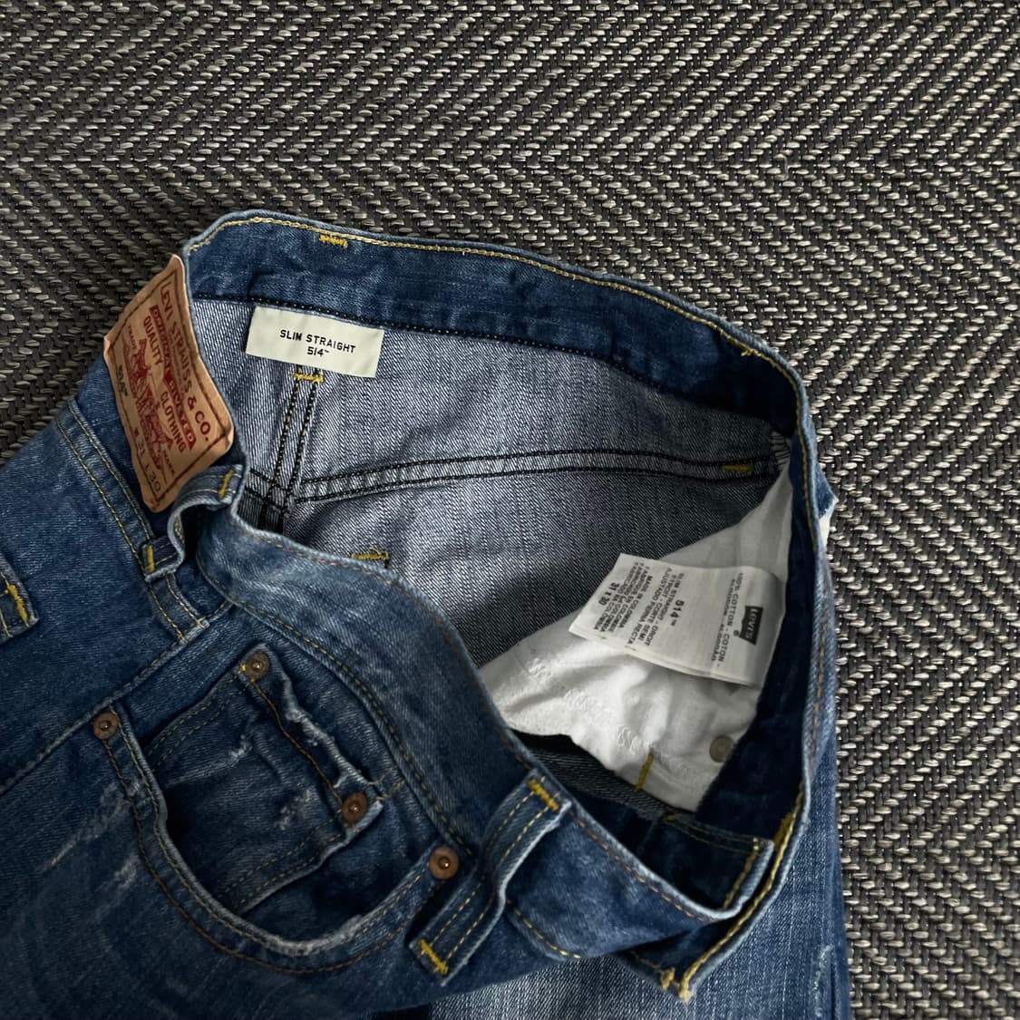 리바이스 514 타이다이 커스텀 데님 팬츠o 3152 상품이미지5