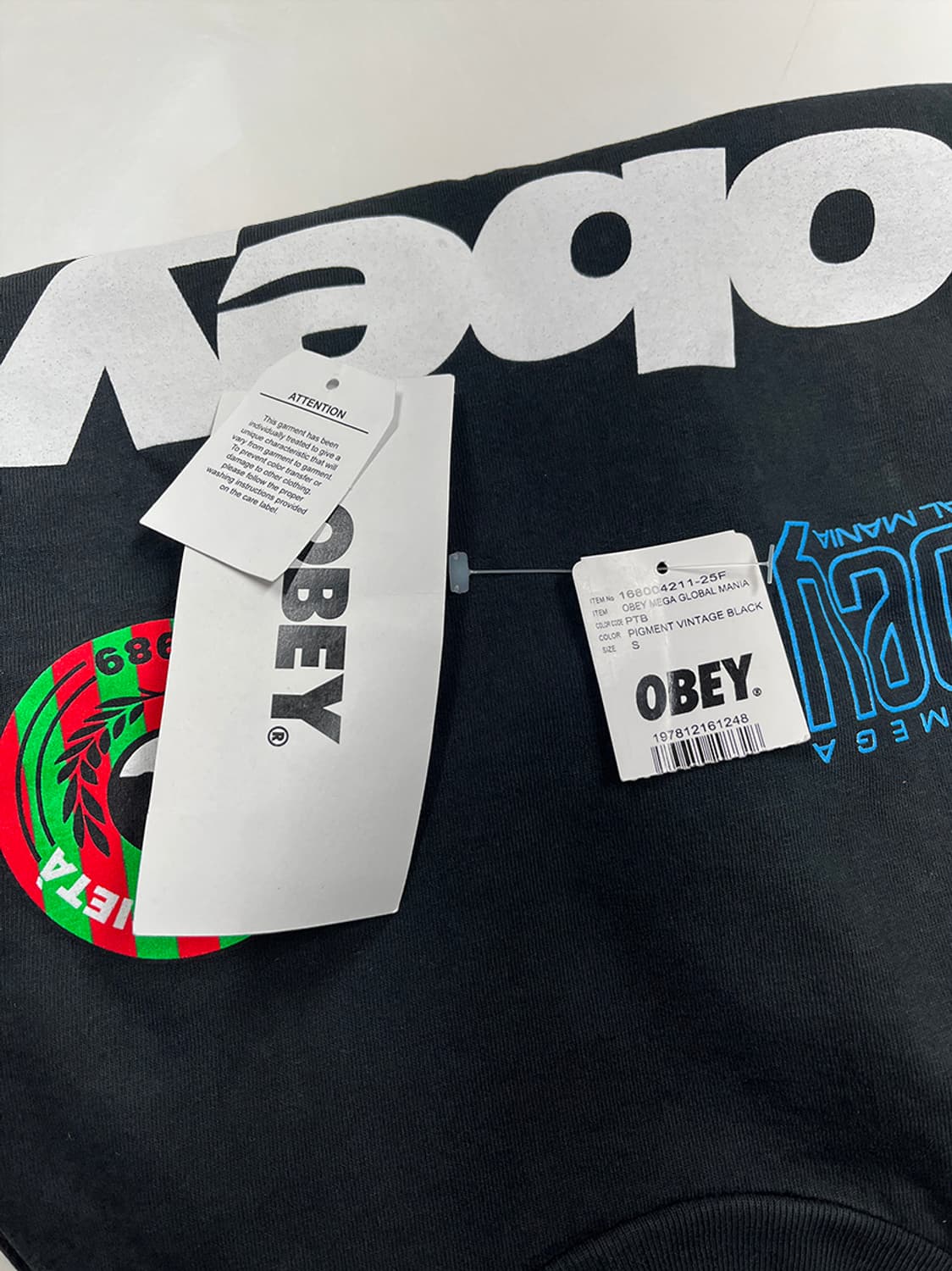 오베이 메가 글로벌 매니아 피그먼트 빈티지 블랙/S 상품이미지5