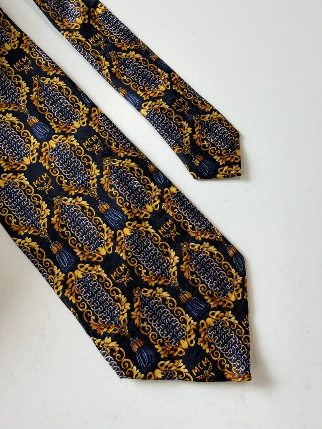 MCM 실크 넥타이 9.2cm 상품이미지4