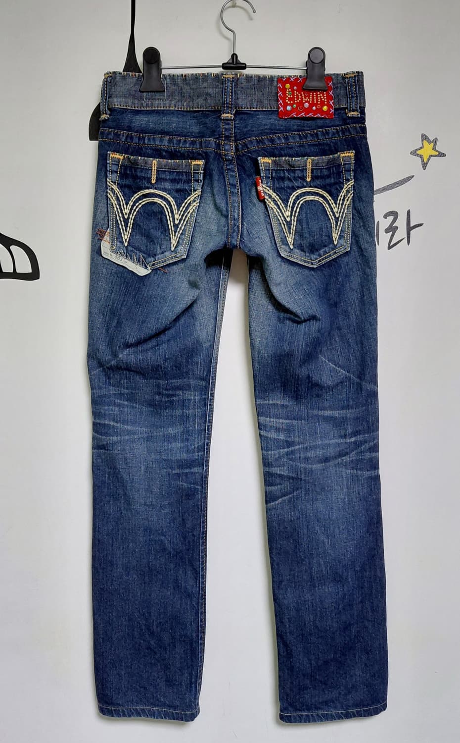 [XS] EDWIN BTL532 Y2K 포인트 데님 팬츠 상품이미지6