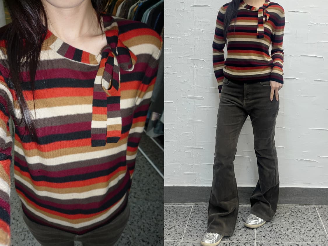 Ribbon autumn knit 상품이미지2