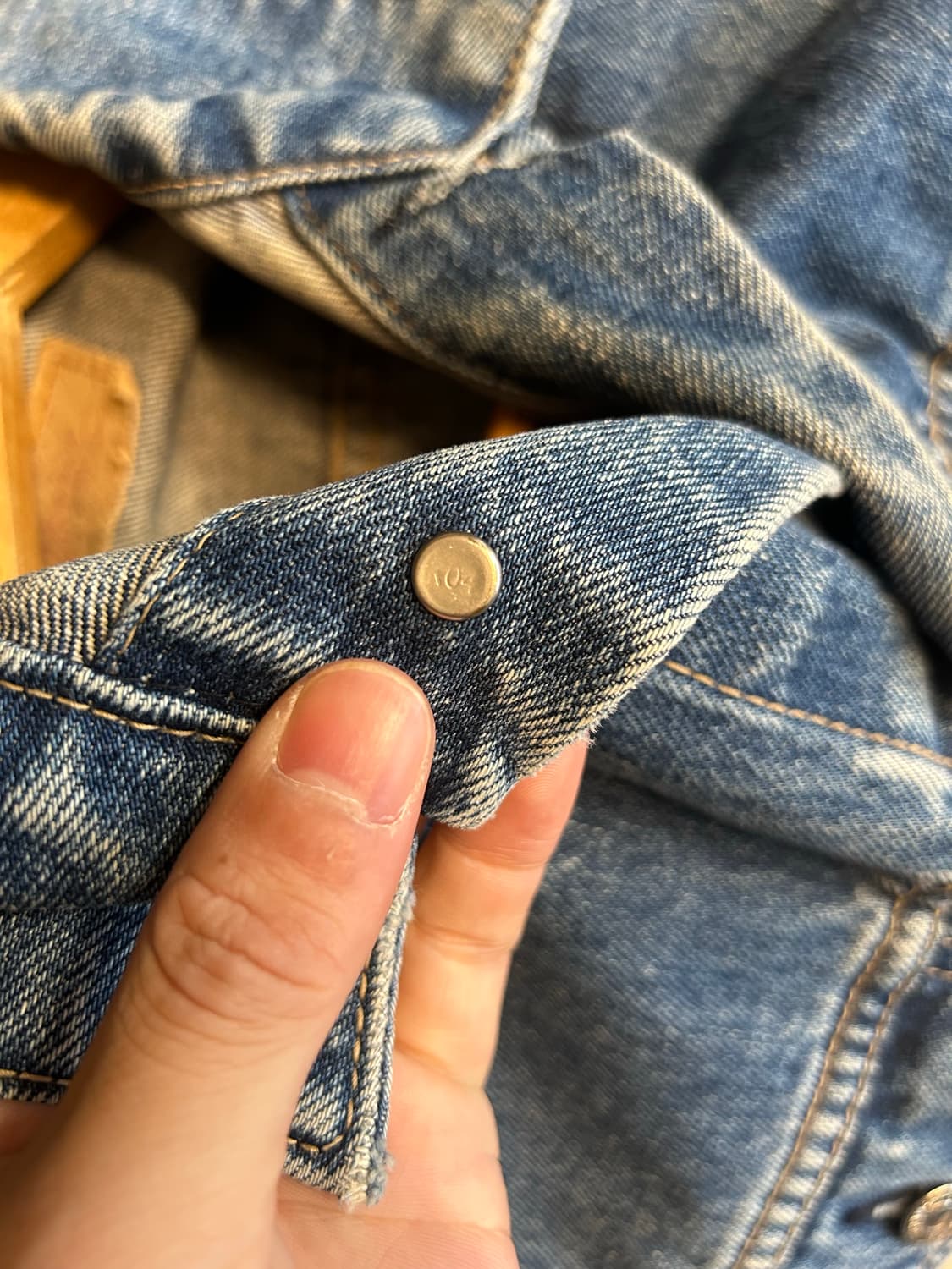 80‘s Levi’s Denim Trucker jacket 상품이미지6