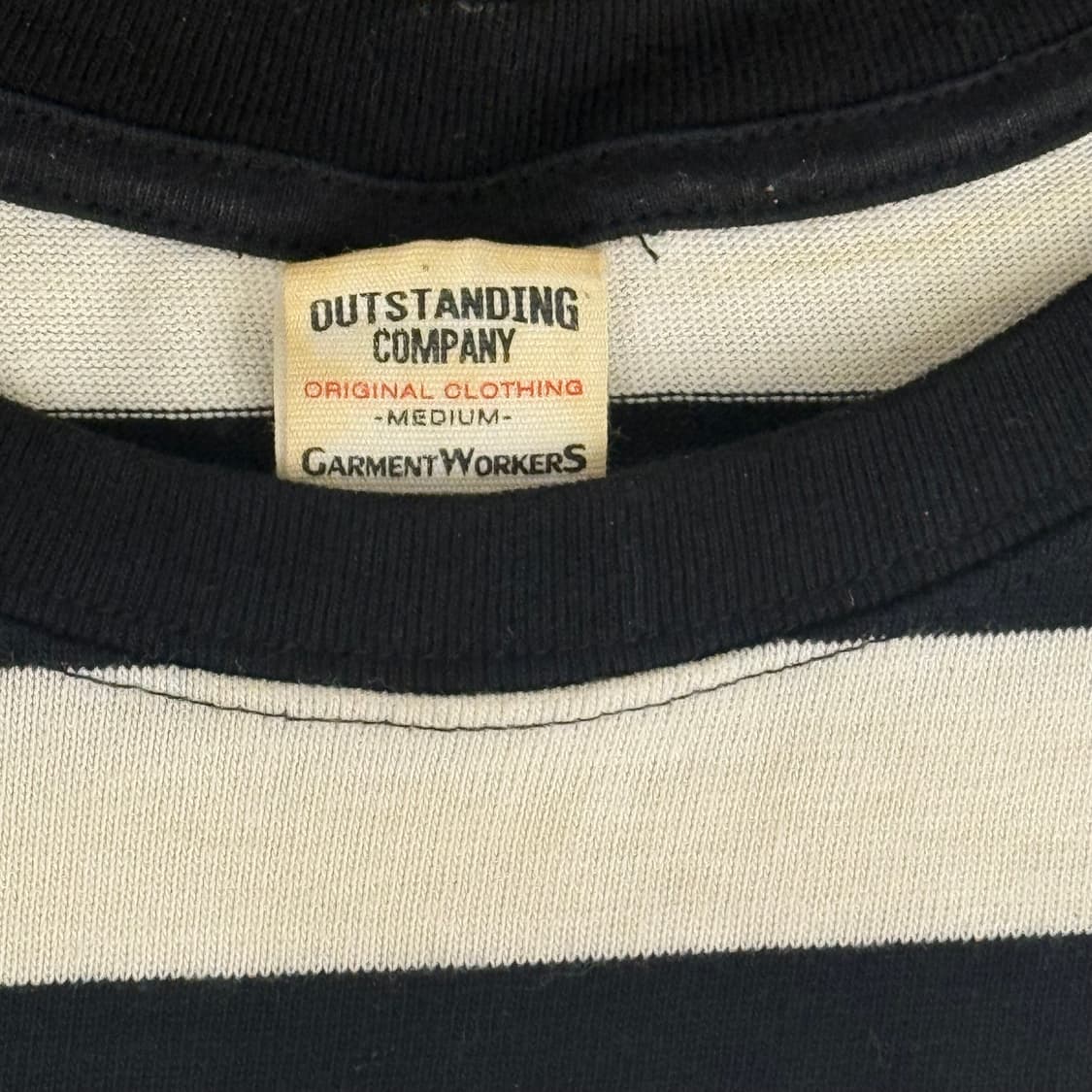 아웃스탠딩 스트라이프 긴팔티 (M) 상품이미지2