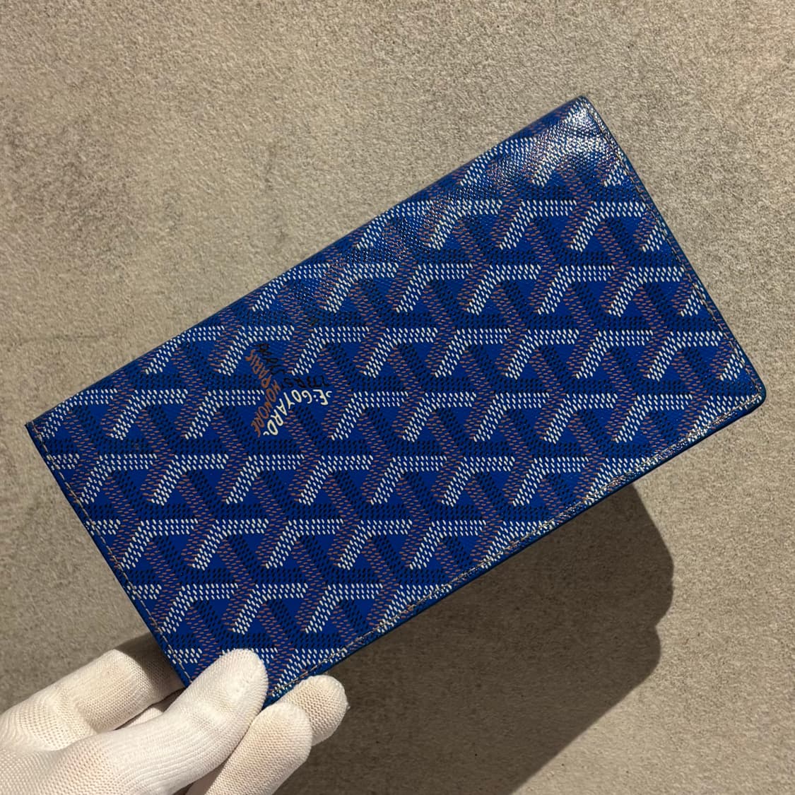 S OS사이즈 고야드 리슐리우 장지갑 블루 상품이미지2