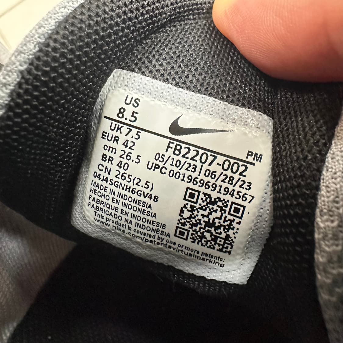 [265] 나이키 레볼루션 7 그레이 볼트 런닝화 상품이미지8