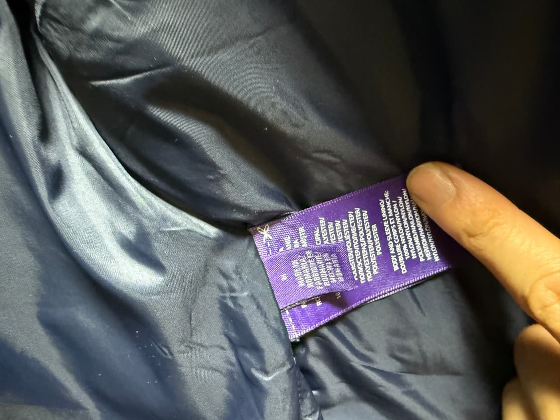 랄프로렌 퍼플라벨 퀄팅자켓 상품이미지4