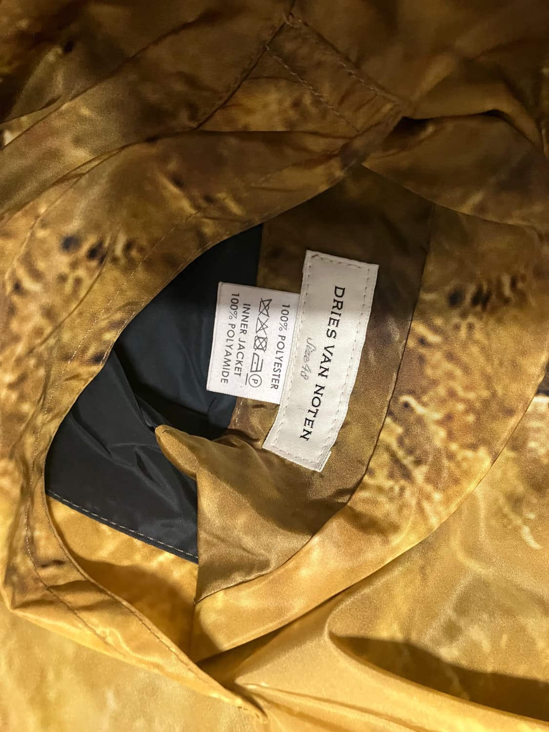 Dries van noten tiger reversible coat 상품이미지3