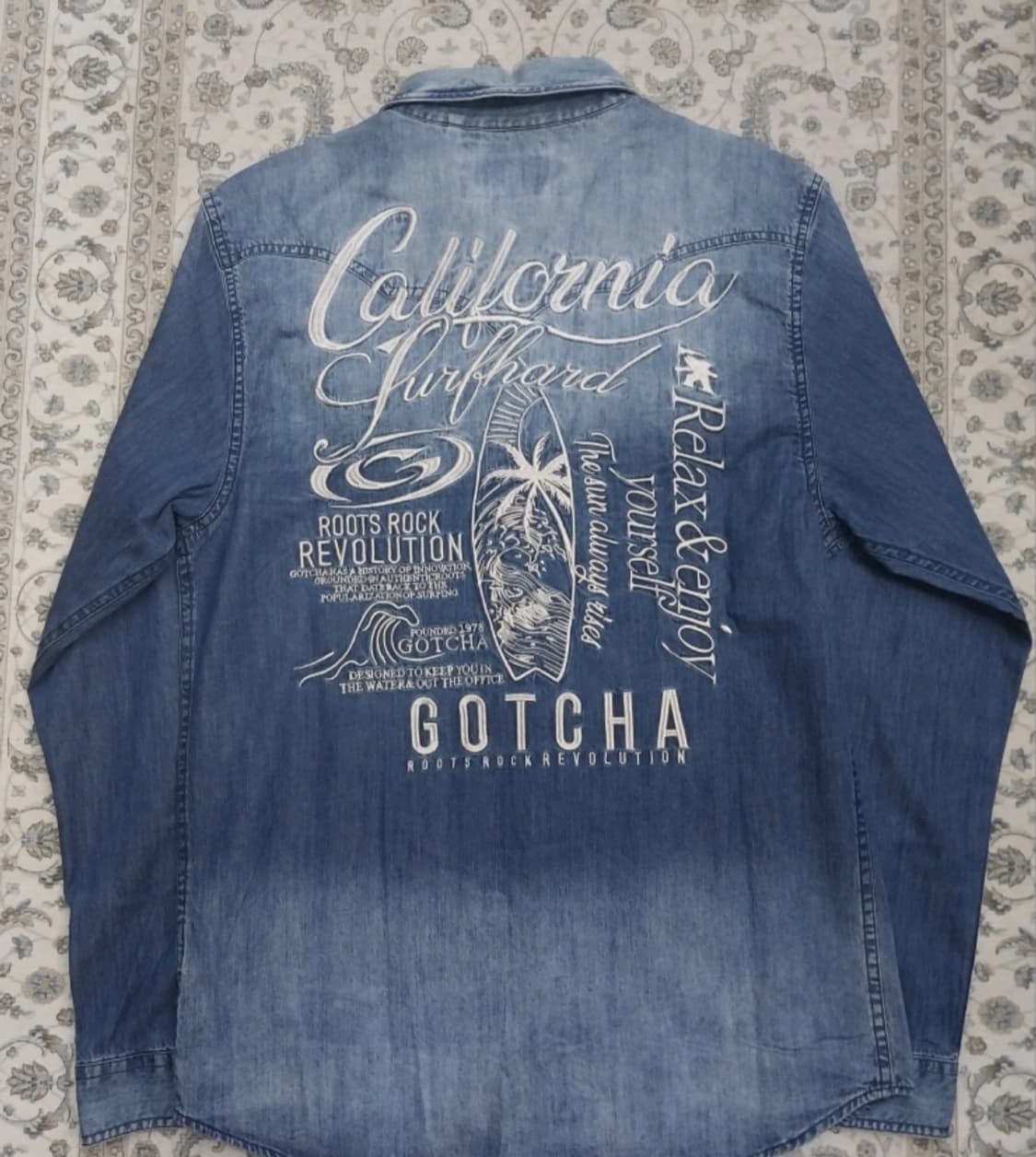 GOTCHA 데님 셔츠 M 상품이미지5