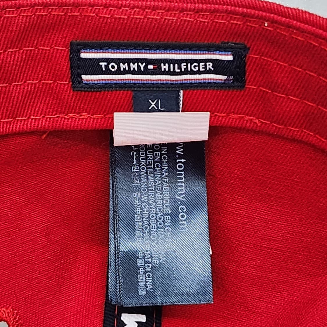 타미힐피거 볼캡 레드 XL사이즈,59CM 상품이미지7