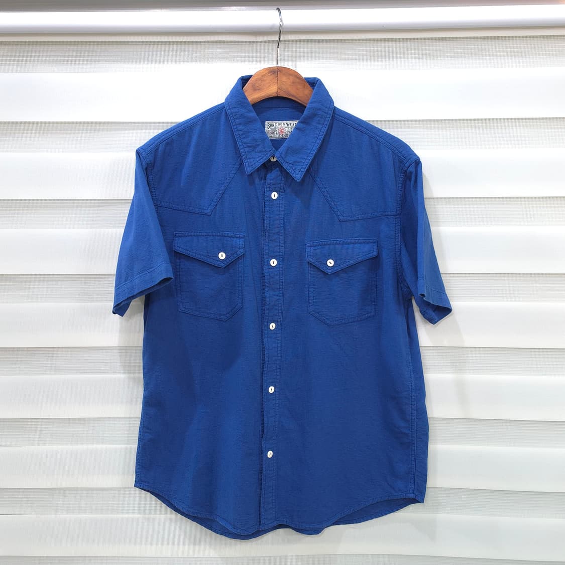 SUN DOGS WEAR 웨스턴 반팔셔츠- XL 상품이미지1