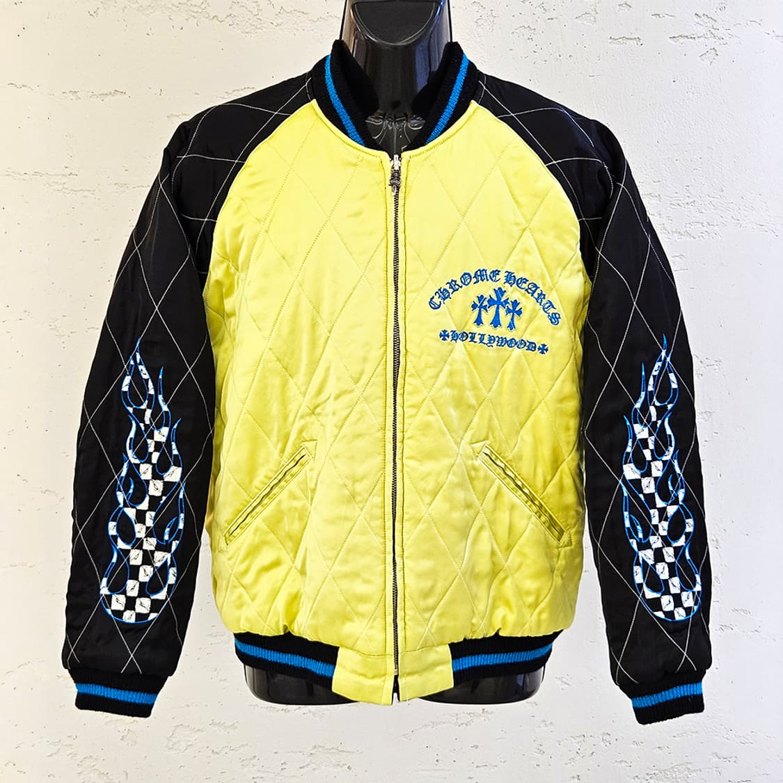 [L] 미사용 크롬하츠 메티보이 리버서블 스카잔 블루종 B1213C158 상품이미지3