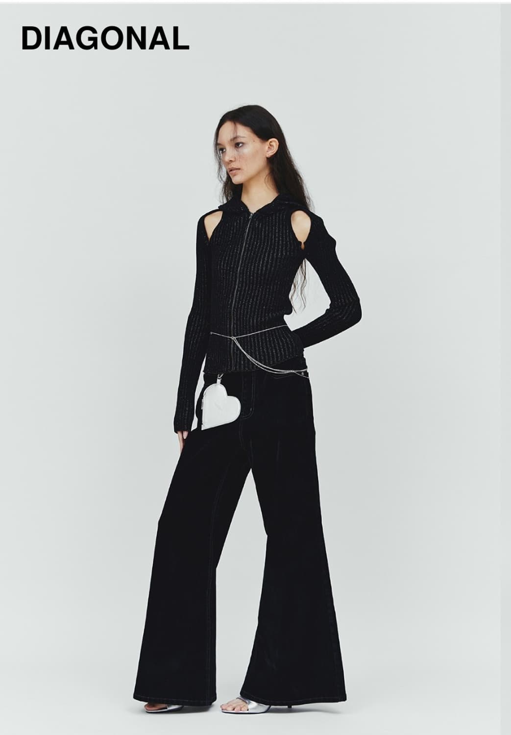 다이애그널 VELVET TEXTURE DENIM PANTS 상품이미지2