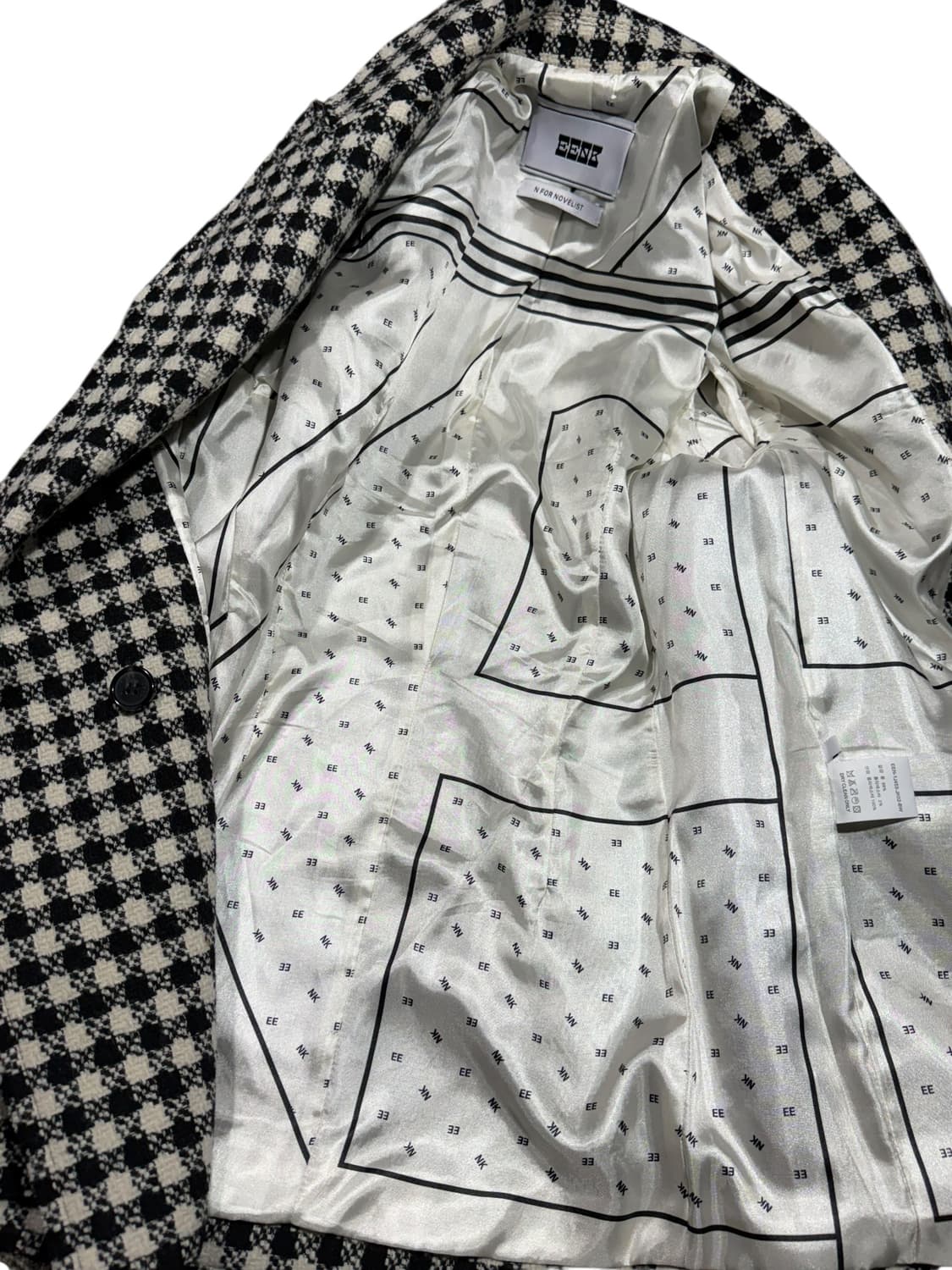 EENK 잉크 투포켓 원버튼 트위드 블레이저 자켓 상품이미지3