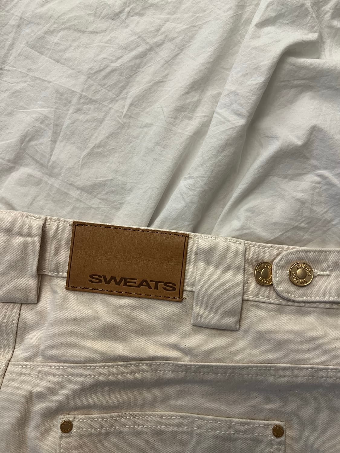 SWEATSCOLLECTIVE 에크루 워크웨어 쇼츠 S 상품이미지9