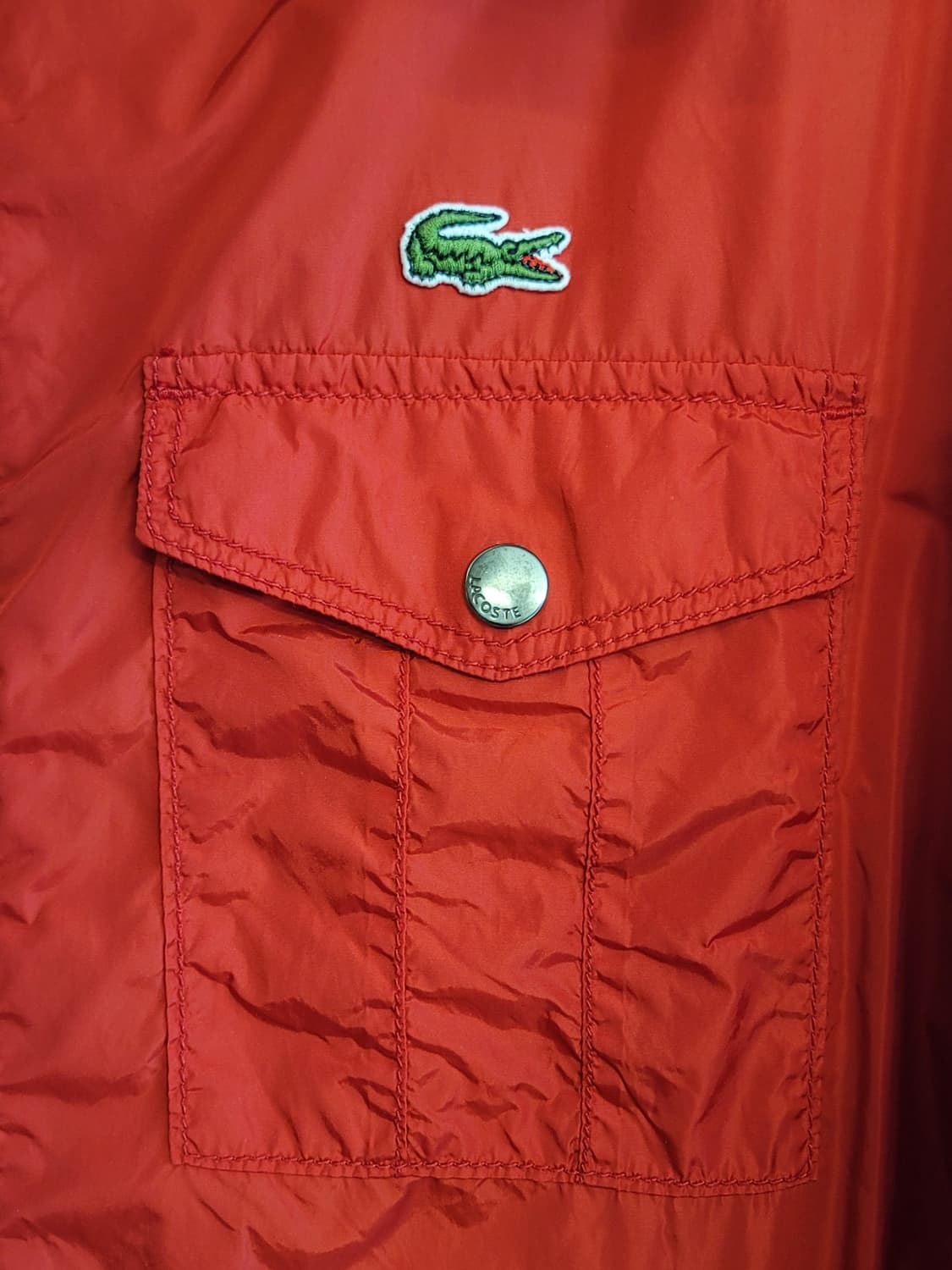 라코스테(LACOSTE) 초경량 후드 헨리넥 바람막이자켓(점퍼) 판매 상품이미지6